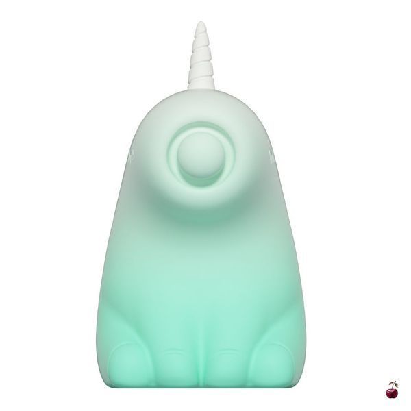 Кліторальний вібратор UNIVIBE Єдиноріг, біло-зелений DDP-072901 фото