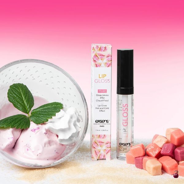 Стимулювальний блиск для губ EXSENS Lip Gloss 7,4 мл, ефект поколювання та холод-тепло, 7.4 мл SO2362 фото