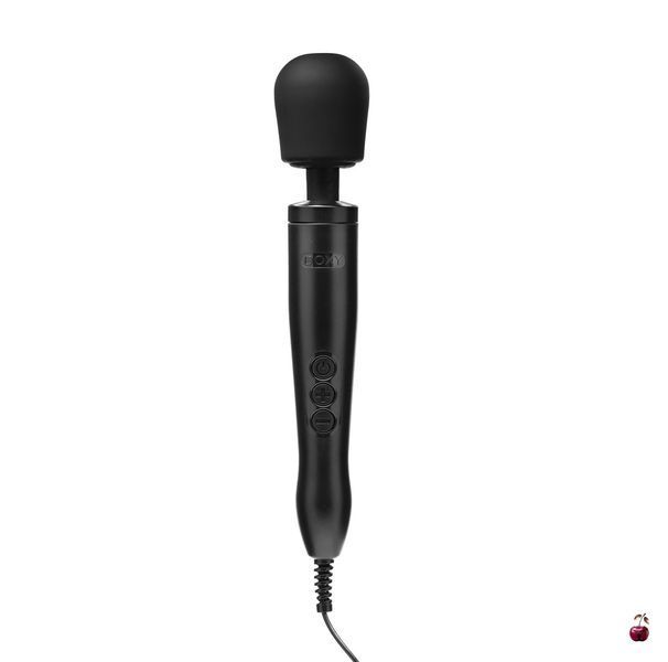 Вібромасажери DOXY Original Black, живлення 220В, пульсуючі вібрації SO1428 фото