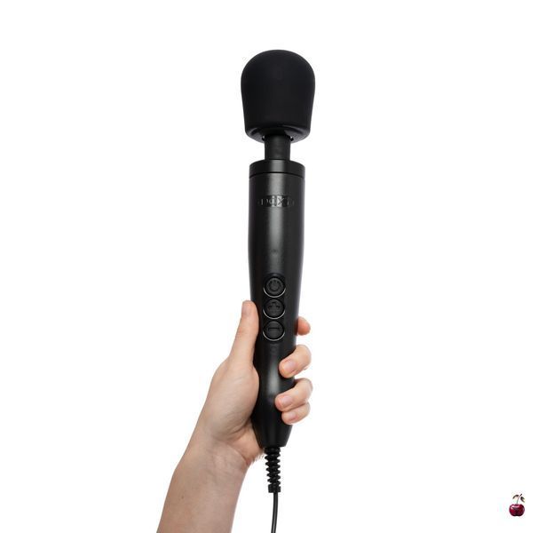 Вібромасажери DOXY Original Black, живлення 220В, пульсуючі вібрації SO1428 фото