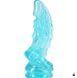 Фалоімітатор Doc Johnson Crystal Jellies Invader Dong 8.5 Inch Teal SX4436 фото 1
