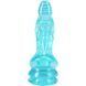 Фалоімітатор Doc Johnson Crystal Jellies Invader Dong 8.5 Inch Teal SX4436 фото 8