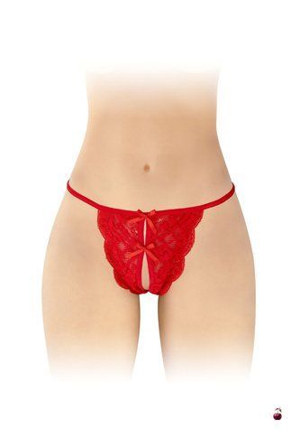 Трусики з відкритим доступом Fashion Secret Cindy Red SX2623 фото