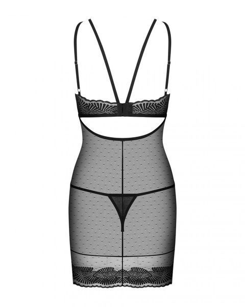 Сорочка мереживна Obsessive Allastia chemise 411031 фото