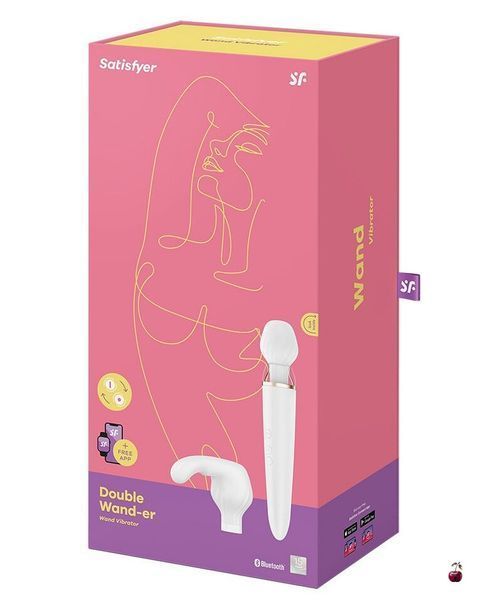 Вібромасажери Satisfyer Double Wand-er: смарт-функціонал та подвійна стимуляція SO6135 фото