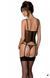 Passion MARINA CORSET, S/M, black, з відкритими чашками SO9730 фото 2