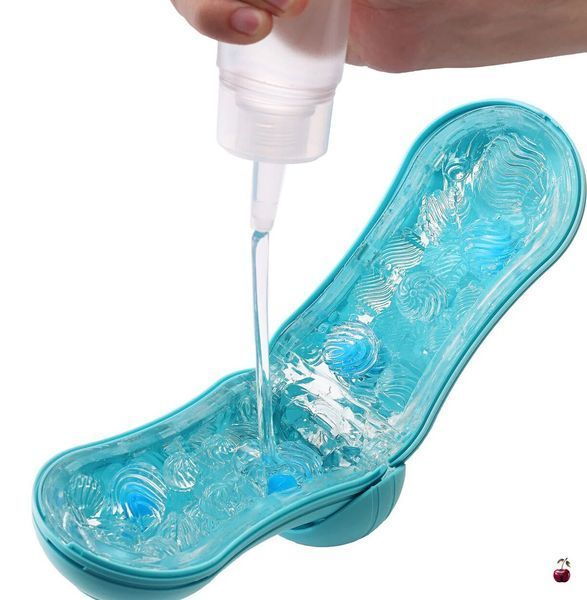 Мастурбатор Tenga Flip Orb Ocean Blue, з контролем тиску та кульками SX1330 фото