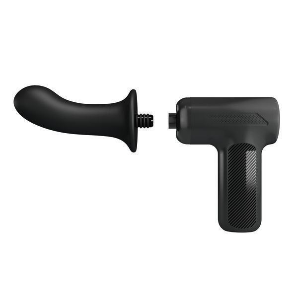 Вібромасажер пістолет Dj Doctor Massage Gun чорний, 12.1 х 3.8 см BW-055029 фото