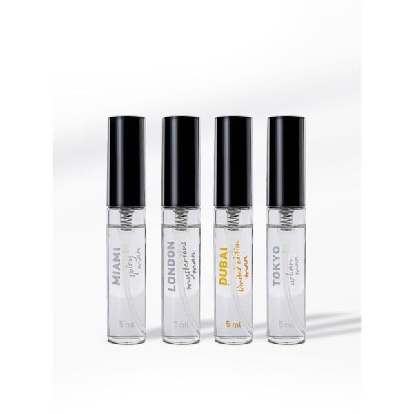 Набір інтимної косметики HOT LMTD Pheromone Perfume Мen, 4x5 мл з феромонами HOT55401 фото