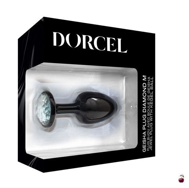 Анальна іграшка Dorcel Geisha Plug Diamond M з металевою кулькою, що створює вібрації MD1229 фото