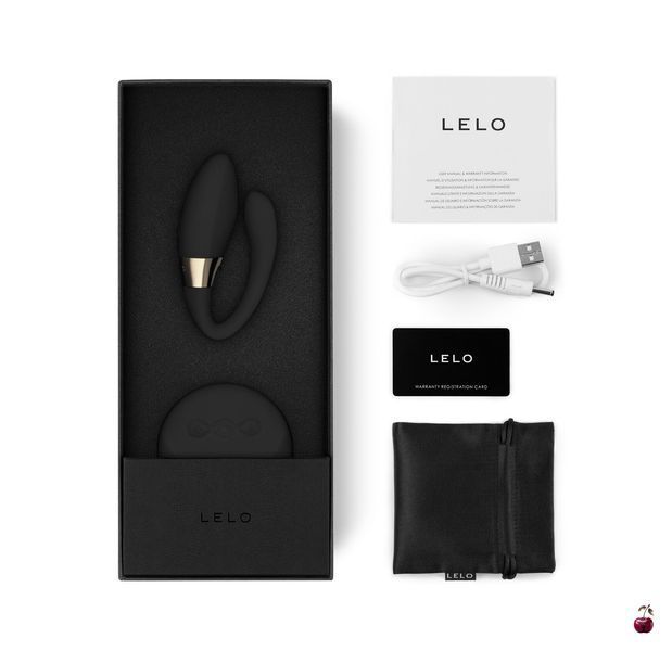 Вібратори для пар LELO Tiani Duo Black, з двома моторами та пультом ДК SO8117 фото
