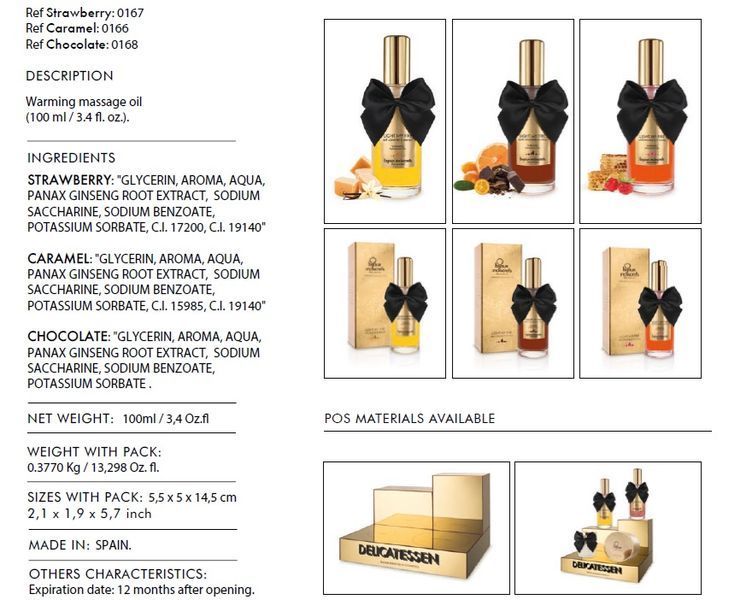 Зігріваюча масажна олія Bijoux LIGHT MY FIRE карамель та морська сіль B0168 фото