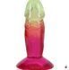 Фалоімітатор Doc Johnson Crystal Jellies - 4.5 Inch Classic Dong - Rainbow, силікон SX4488 фото 6