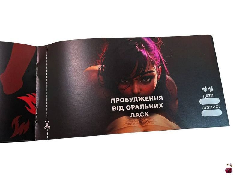 Чекова книжка FlixPlay Секс Бажань Новий рівень, 50 чеків SX0671 фото