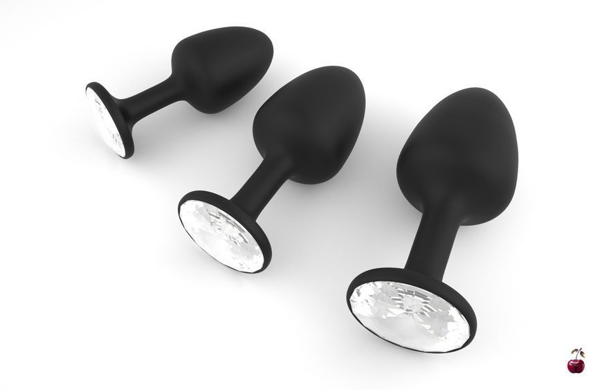 Анальна іграшка Dorcel Geisha Plug Diamond M з металевою кулькою, що створює вібрації MD1229 фото
