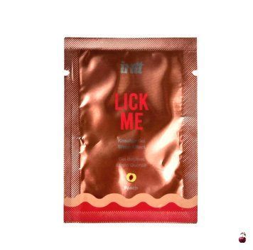 Стимулювальний засіб Intt Lick Me Kissable Gel Peach 2 мл, гель для оральних ласк SX2808 фото