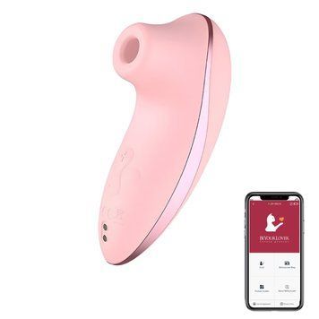 Вакуумний стимулятор BeYourLover HIBA з підігрівом, з додатком, рожевий 390056 /HX029A фото
