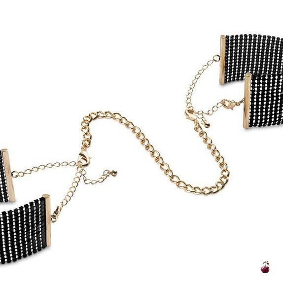 Еротичні браслети Bijoux Indiscrets Desir Metallique, чорні SO2663 фото