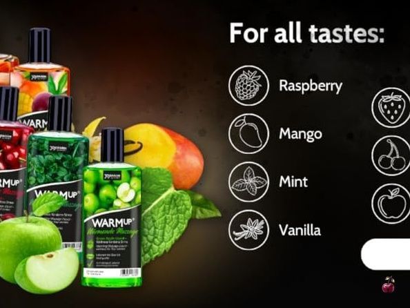 Їстівна масажна олія WARMup Green Apple, 150 мл DJ14330 фото