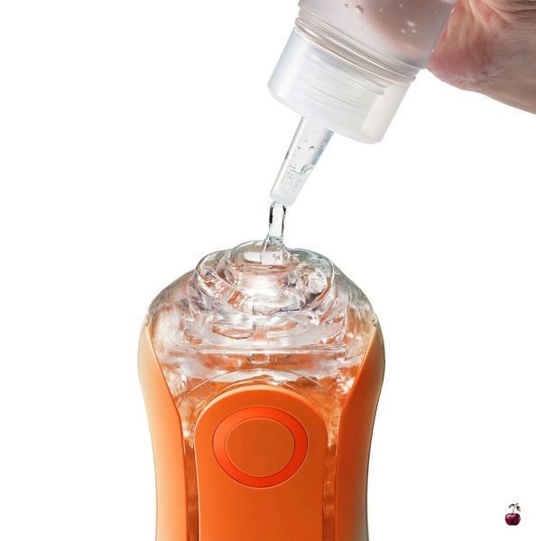 Мастурбатор Tenga Flip Orb Sunset Orange: з кульками та контролем тиску SX1331 фото
