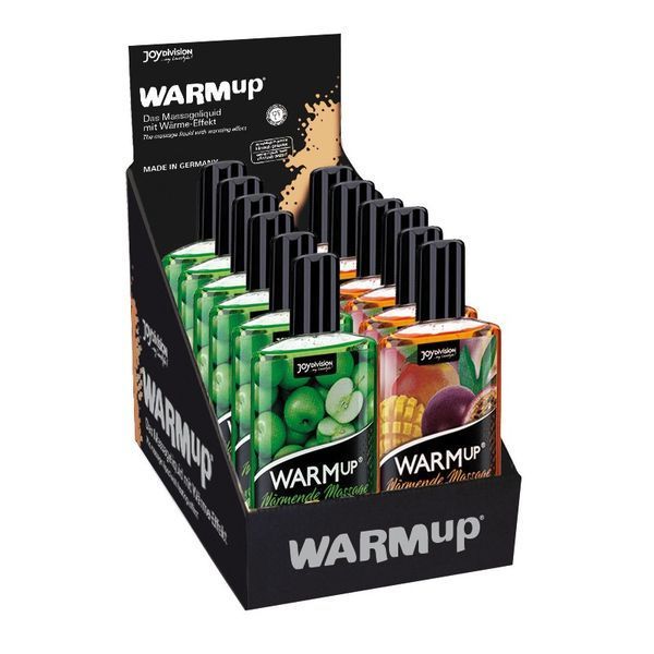 Їстівна масажна олія WARMup Green Apple, 150 мл DJ14330 фото