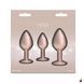 Анальні іграшки NS Novelties Набір Rear Assets Trainer Kit Iridescent Champagne Clear Gem SX4357 фото 7