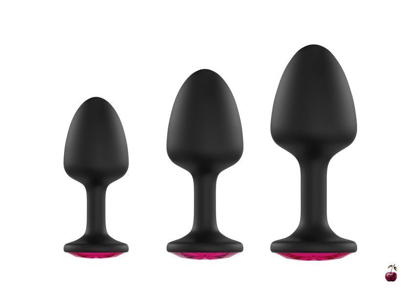 Анальна пробка Dorcel Geisha Plug Ruby M з вібрацією MD1236 фото