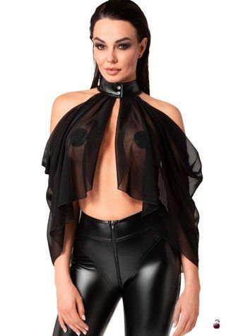 Пеньюар Noir Handmade F349 Tulle bolero, 6XL SX1989 фото