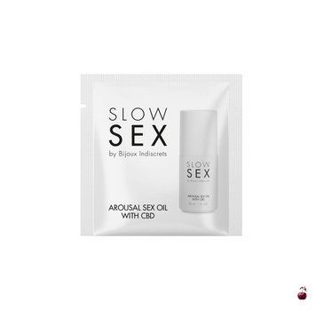 Стимулювальні засоби та пролонгатори Bijoux Indiscrets Sachette Arousal CBD - SLOW SEX SO9811 фото
