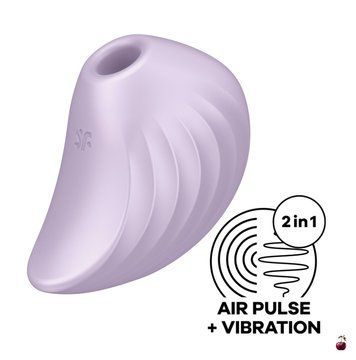 Вакуумний стимулятор клітора Satisfyer Pearl Diver Violet SO6078 фото