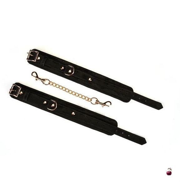 Аксесуари BDSM Liebe Seele Boudoir Amor Ankle Cuffs Black, чорні SX1670 фото