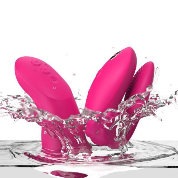 Вібратор для пар We-Vibe Chorus Pro Electric Pink з пультом і додатком, рожевий SNSP1SG3 фото