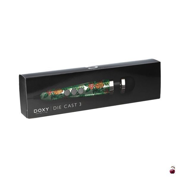 Вібромасажери DOXY Die Cast 3 PINEAPPLE, потужний, металевий корпус SO8022 фото