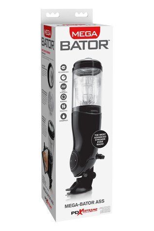 Мастурбатор автоматичний Pipedream PDX Extreme Mega-Bator Ass чорний, 28 см P61489 фото