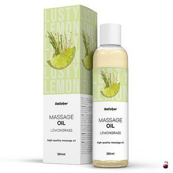 Масажна олія Satisfyer Massage Oil Lemongrass, 250 мл, для розслаблення SX2704 фото