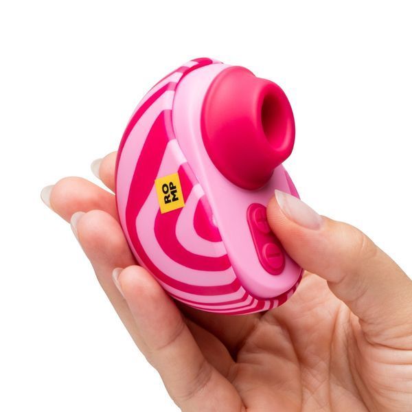 Вакуумний стимулятор клітора ROMP Spin в тревел-форматі, рожевий RPPA1SGZ фото