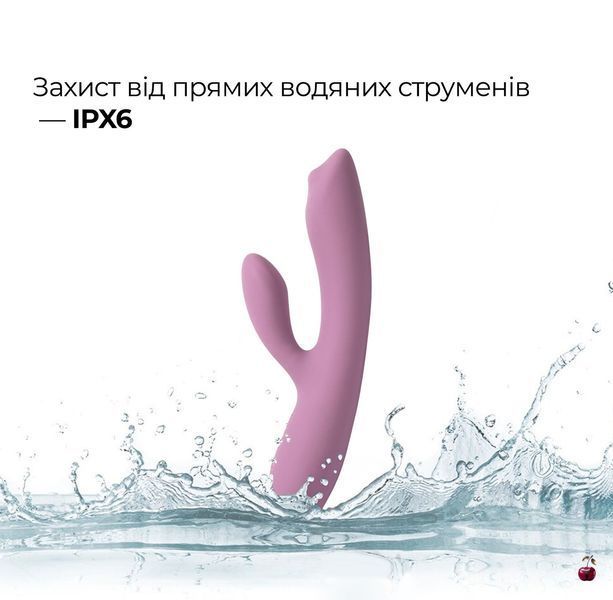 Вібратор-кролик Svakom Trysta Neo з перлинною стимуляцією G, рожевий SX0726 фото