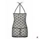 Напівпрозора сорочка Passion AZALIA CHEMISE, чорна SO4135 фото 6