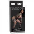 Аксесуари BDSM, Spreader Bar with Ankle Cuffs Black, регульована розпірка для ніг