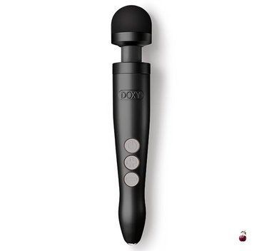 Вібромасажери DOXY Die Cast 3R, металевий корпус, перезаряджуваний, колір Black SO8024 фото