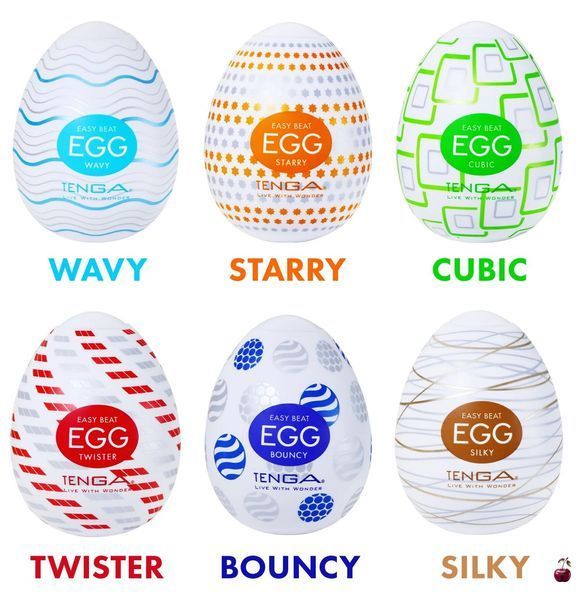 Набір мастурбаторів-яєць Tenga Egg Standard 3 Pack 2 (Twister, Bouncy, Silky) SX4024 фото