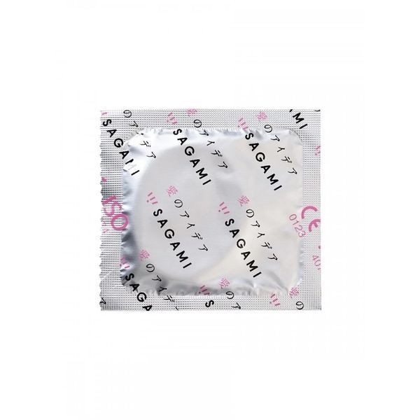 Ультратонкі презервативи Sagami Xtreme Strawberry 0, 04 мм (ціна за упаковку 11854 фото