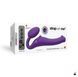 Безремінний страпон Strap-On-Me VIBRATING Violet M, софт-тач силікон SO3825 фото 7