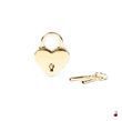 Фіксатор Liebe Seele Heart Shape Padlock, золотий