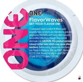 Презервативи ONE FlavorWaves Island Punch, ароматизовані, латекс Sensatex SX0750 фото