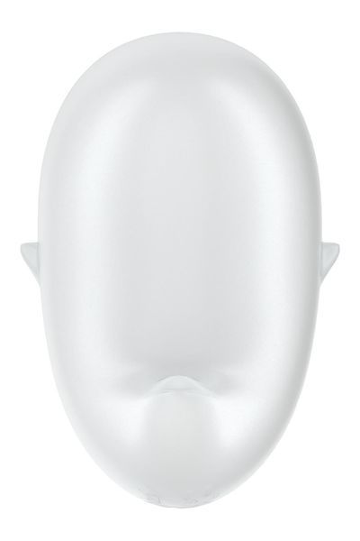 Вакуумний вібратор стимулятор Satisfyer Cutie Ghost білий, 9.1 см SAT360627 фото