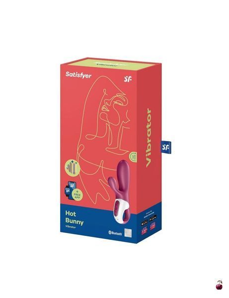Смарт вібратори Satisfyer Hot Bunny з підігрівом та подвійними моторами SO6086 фото