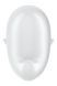 Вакуумний вібратор стимулятор Satisfyer Cutie Ghost білий, 9.1 см SAT360627 фото 4