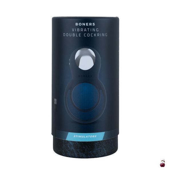Ерекційне кільце Boners Vibrating Double Cock Ring SX3906 фото