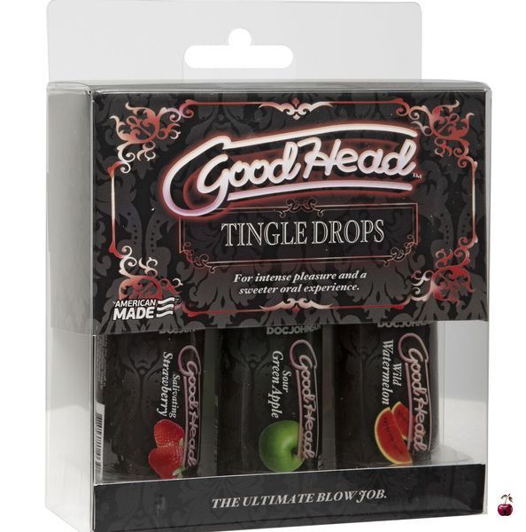 Набір крапель для мінету Doc Johnson GoodHead Tingle Drops, стимулювальний ефект, 29.5 мл SO9853 фото